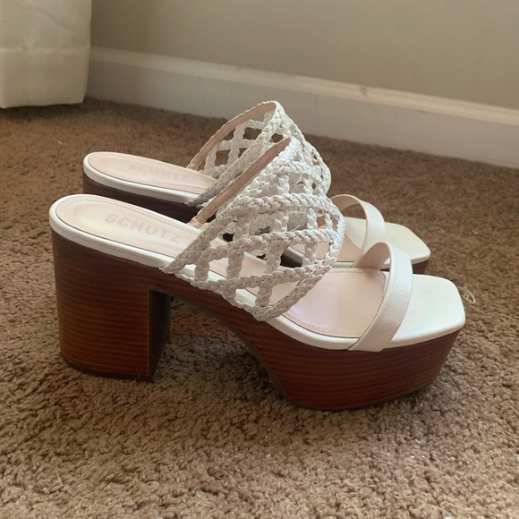 SCHUTZ Shoes - SCHUTZ Rinna Mule in White